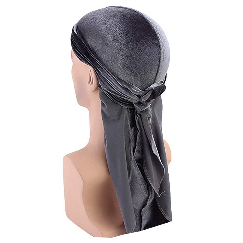 WHITE FANG CA424 Turban Cap, Bandana Hat, Headband, UV Protection,