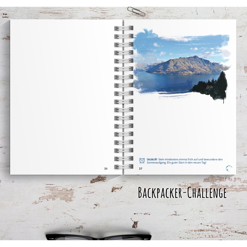 Travel Diary JourneyBook New Zealand