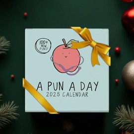 Funny Page A Day Calendar 2025,Daily Desk Calendar 2025 Funny,Jokes Calendar with Tear Off Pages And Daily Puns,12 Months Tear Off Calendar 2025 for Table Shelf Desk