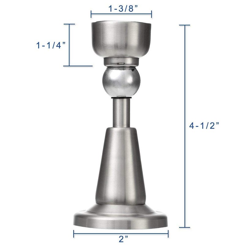 LHKJ Stainless Steel Magnetic Door Stop, Wall Mounted Door Stop,