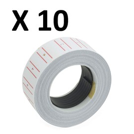 Pack of 10 Price Label Machine Shop Office Price Label Roll Price