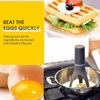 THJOPOKEEL Plastic Pan Stirrer, Automatic Pot Stirrer, Triangle Egg Whisk