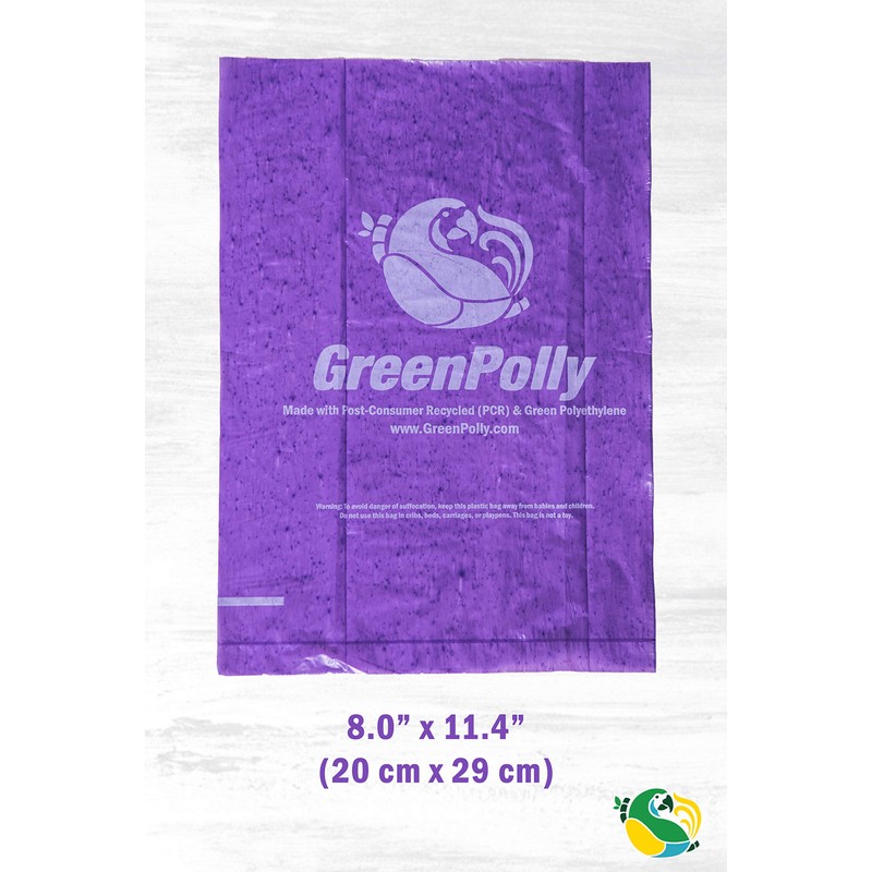 GreenPolly Pet Waste and Dog Poop Bags, 250 Count, Made