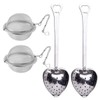 4 Pack Tea Infuser Stainless Steel Mesh Tea Ball for