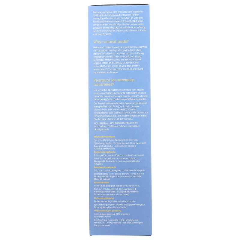 Natracare Mutterschaftseinlagen, 10 Stück, 1 g