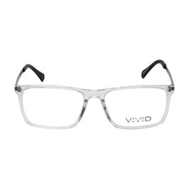 Vivid Designer Reading Eye Glasses 891 in Glossy Crystal Clear 55 mm