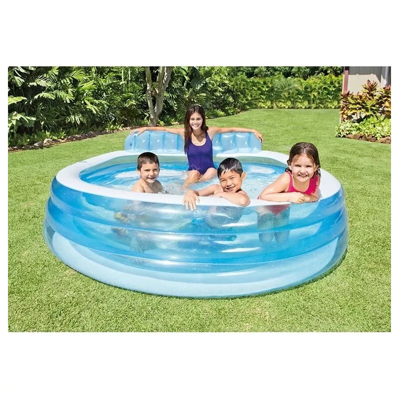Intex Swim Center Inflatable Family Lounge Pool, 90" X 86"