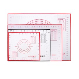 Unbranded 40x60cm Silicone Baking dough Mat Pastry Mat Extra with Measurements Non Stick - 12in x 16in