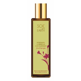 SOIL AND EARTH NATURAL SHAMPOO- NO SULPHATES & PARABENS (ROSEMARY & HIBISCUS), 200ml