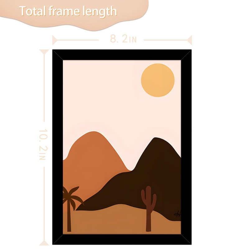 Picrit 7x9 Picture Frame, Photo Frame for Wall Mounting Display,