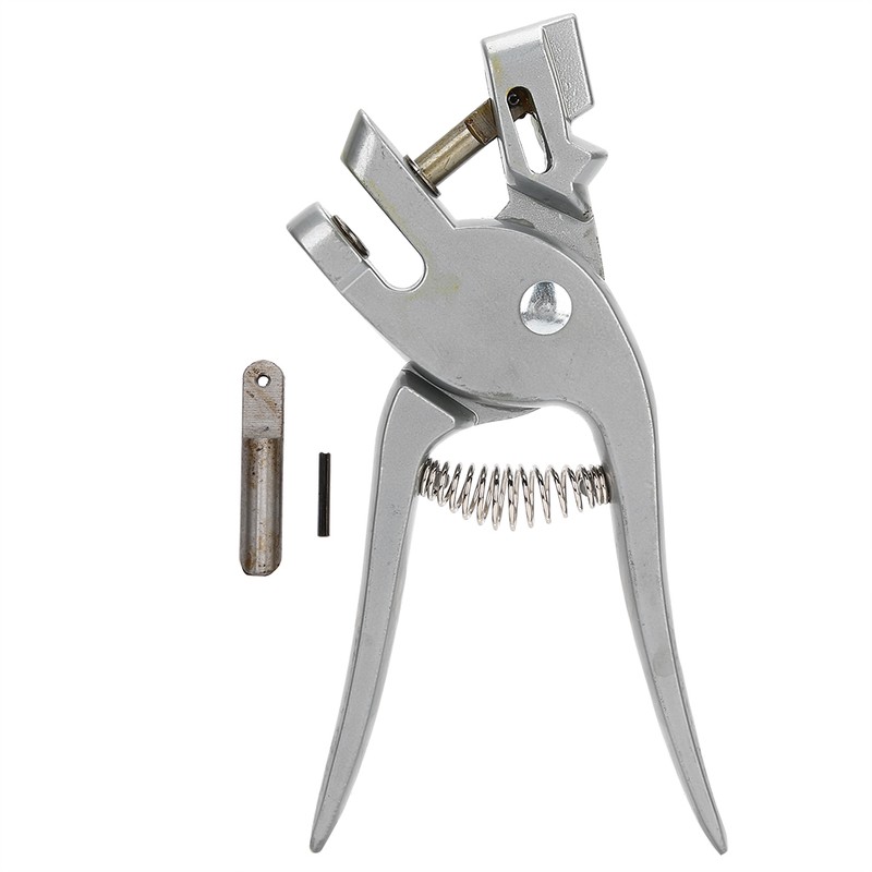 Stainless Steel Livestock Pig Punch Marking Ear Canal Pliers for
