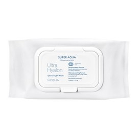 Super Aqua Ultra Hyalon Cleansing Oil Tissue Large Capacity 70 Sheets / 수퍼아쿠아 울트라히알론 클렌징오일티슈 대용량 70매