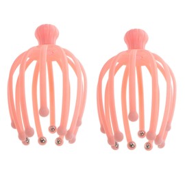 OHPHCALL 2 Pcs Scalp Massager Comb for Head Massage Scalp Claw Massager Applicator Handheld Design for Relaxation and Blood Circulation Random Color