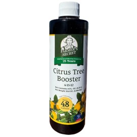 Farmer's Secret Citrus Tree Booster Fertilizer (8oz) - Super Concentrated - Formulated for All Citrus Trees Including All Types of Lemons, Limes, and Oranges - Outdoor and Indoor/Container Trees