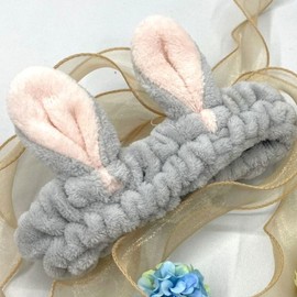 Altipia Gray Rabbit Headband for Head Fixation / 머리고정 토끼 세안밴드 그레이