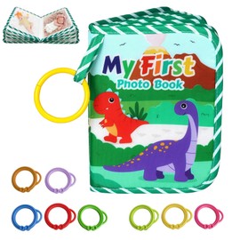 1 Pcs Baby Photo Album Soft,Baby Memory Book Soft Cloth Photo Book My First Photo Album for Baby,Baby Photo Book Animal Pattern Baby Book Memory,for Family Newborns Shower Party Favors