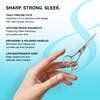 Cre8tion Stainless Steel Nail Scissors, Precision S03 Design with Sharp,