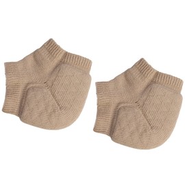 Alphax Heel Supporter, Heel Pad, Heel Impact Cotton Blend Cushion Supporter, Beige, Made in Japan