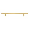 GlideRite 7-inch CC Solid Satin Gold Cabinet Bar Pulls (Pack