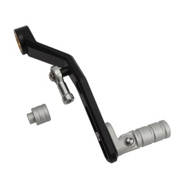 Yctze Motorcycle Adjustable Folding Gear Shifter Shift Pedal Lever Aluminium Gear Shifter for F850GS F750GS ADV (Silver)