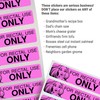 Rectal Use Only Stickers - Funny Gag Gifts for Adults