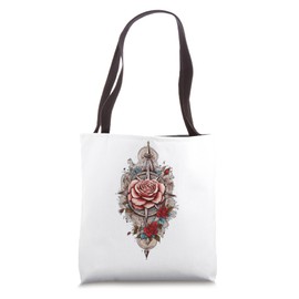 Rose Compass Inspired Blissful Tee Collection. Tote Bag