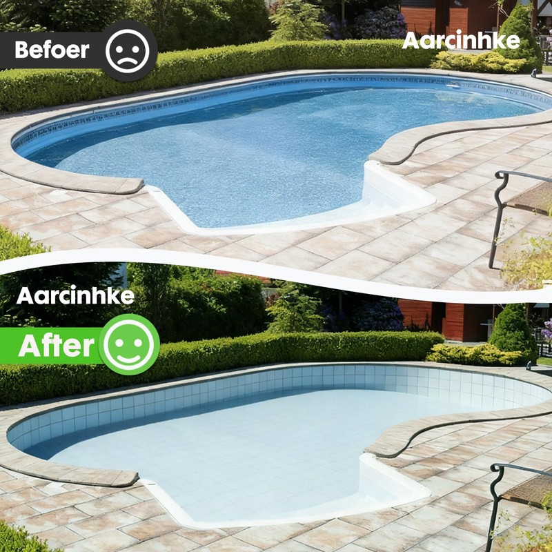 Aarcinhke Automatic Pool Cover Pump, 1500GPH Submersible Sump Pump, Green