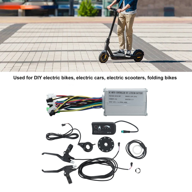 Electric Bike Controller Kit with Brake Handle Thumb Throttle 250W
