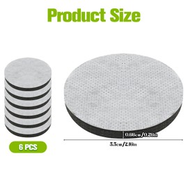 6 Pack Micro Water Filter Discs for Brita Fill and Go Water Filters Bottles Carafes, NSF42 Certified Mini Water Filter Disc Replacement for Reducing Chlorine, Microparticles and Other Impurities