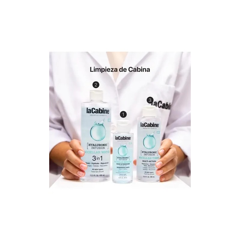 Agua Micelar Desmaquillante Acido Hialuronico Lacabine 100ml