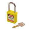 Safety Lockout Padlocks - Yellow (Each)