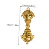 HOOTNEE Antique Vajra Pendant Mini Tibetan Copper Vajra Ornament for