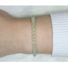 Echtes Prehnit Edelstein Armband mit 4mm Perlen - verschiedene Längen