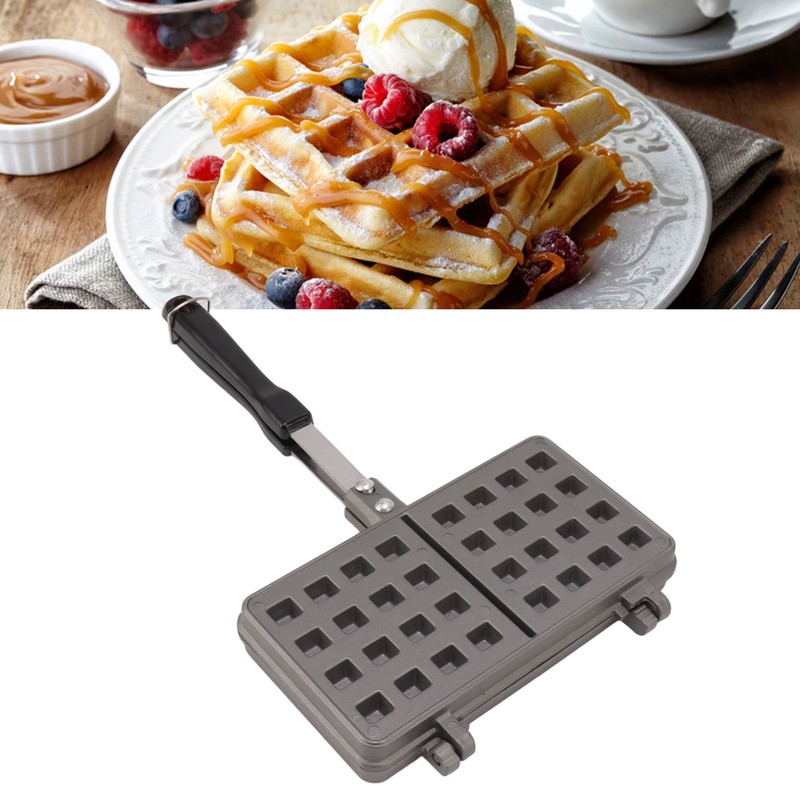 Waffle Maker Pancake Baking Pan Iron Waffle Mold Aluminum Alloy