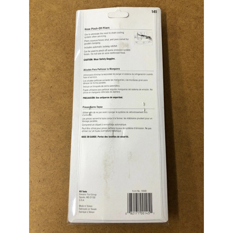 KD Tools Hose Pinch Off Pliers - KD 145