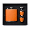 12 Sets Case Stainless Steel Whisky Hip Flask 6oz Portable