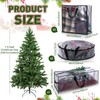 Simgoing 5 Pack Christmas Storage Bags, 7.5 Ft Christmas Tree