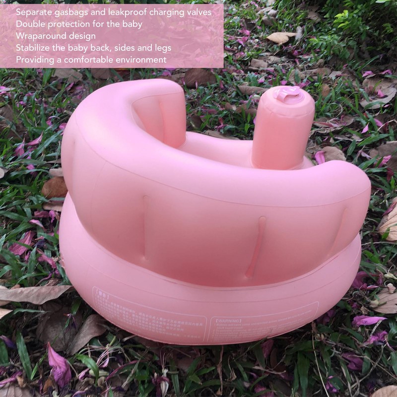 Baby Inflatable Seat Leakproof Foldable Built in Gas Pump PVC