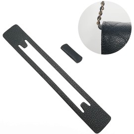 DEVPSISR Leather Base Shaper for Purse Woc Chain Protective Sheet,Lychee Grain Leather Anti-Wear Pads Inside Pads Suitable Inside Pads(Black,chain piece), PJWOC01