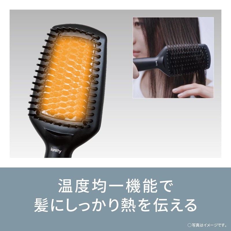 Panasonic EH-HS31-K Straight Ionity Brush Iron, Negative Ion, International Compatible,