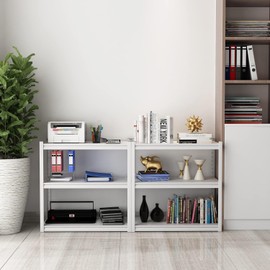 Elitehouse Garage Shelving Adjustable 3 Tier Heavy Duty Metal Storage Shelves Adjustable Utility Rack Organization for Kitchen, Pantry, Closet, Garage, Office 31.5" W x 15.75" D x 31.5" H, White