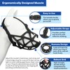 Dog Muzzle, Adjustable Pet Mask with Reflective, Breathable Pet Mask