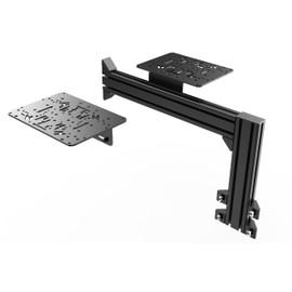 Trak Racer Flight Sim Mount Kit for Left & Right Controls with Support Arm (TR80-SMEX) Compatible with 8mm T-Slot Aluminum Profile Rigs HOTAS, Joystick & Throttle Mounts [video game] [video game]