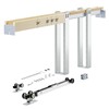 SMARTSTANDARD 36"x 84" Pocket Door Frame,Pocket Door Kit with 120LBS