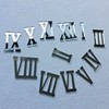 NUO RUI 12 Pcs Roman Mirrored Acrylic Numerals for a
