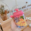 Whale Spray Water Bottle Sippy Cups Travel Cup with Straw