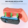 FUNDIARY Blue+Orange Grip Compatible with Switch 2 Controller, Durable Grip
