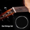 Oud Strings, Nylon Silver Plated Copper Alloy Clear Normal Tension
