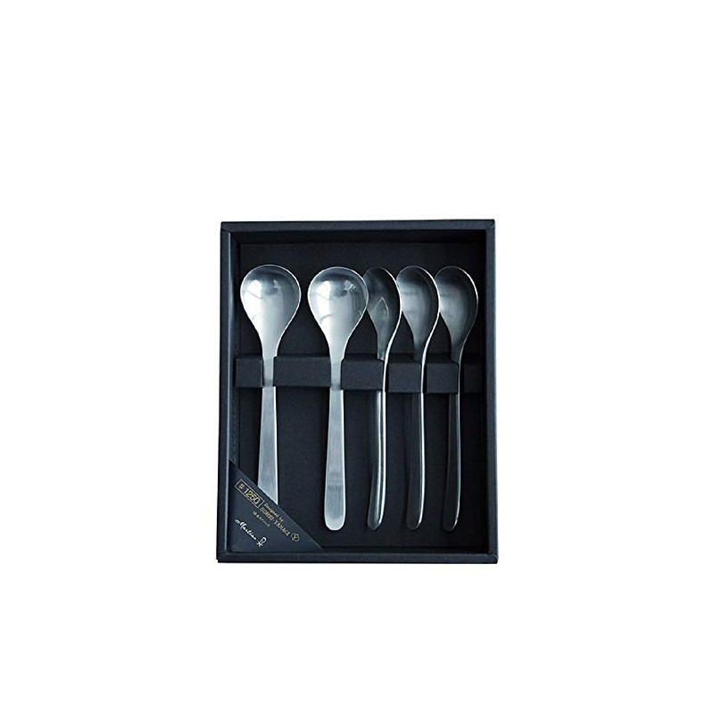 Sori Yanagi 121517010008 #1250 Stainless Steel Teaspoons, Length: 5.5 inches