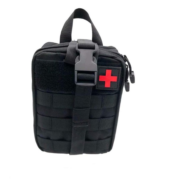 Frolahouse Tactical Emergency First Aid Kit Bag Medical Kit MOLLE Admin Pouch IFAK Wound Dressing Blood Control EMT Survival Trauma Kit Camp Travel Trolley First Aid Kit